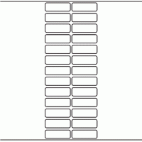 1076 - Label Size 51mm x 17mm - 6,500 labels per roll