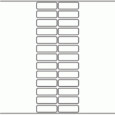 1076 - Label Size 51mm x 17mm - 6,500 labels per roll 