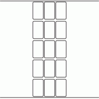 1077 - Label Size 30mm x 50mm - 3,750 labels per roll