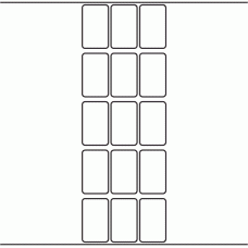 1077 - Label Size 30mm x 50mm - 3,750 labels per roll 