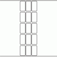 1078 - Label Size 26mm x 50mm - 3,750 labels per roll