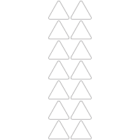 10780 - Label Size 45mm x 39.8mm - 3220 labels per roll