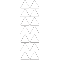 10780 - Label Size 45mm x 39.8mm - 3220 labels per roll 