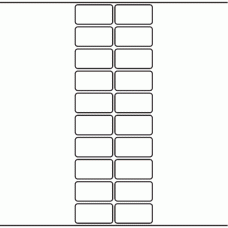 1079 - Label Size 50mm x 26mm - 4,740 labels per roll 