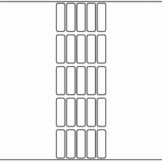 1080 - Label Size 15mm x 50mm - 6,250 labels per roll 