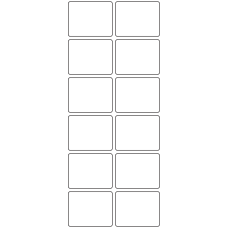 10804 - Label Size 42mm x 33mm - 3890 labels per roll 