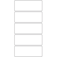 10807 - Label Size 105mm x 40mm - 1620 labels per roll