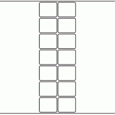 1082 - Label Size 48mm x 40mm - 3,000 labels per roll 
