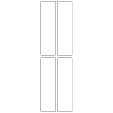 10825 - Label Size 28mm x 100mm - 1340 labels per roll 