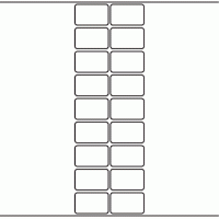 1083 - Label Size 48mm x 30mm - 4,120 labels per roll