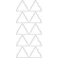 10837 - Label Size 60mm x 52mm - 2450 labels per roll