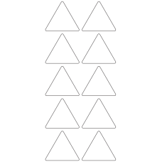 10837 - Label Size 60mm x 52mm - 2450 labels per roll 