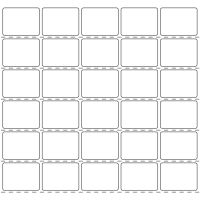 10842 - Label Size 40mm x 30mm - 10330 labels per roll