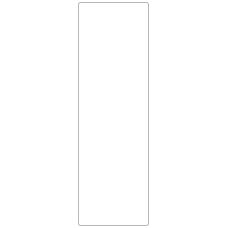 10843 - Label Size 112mm x 354mm - 190 labels per roll 