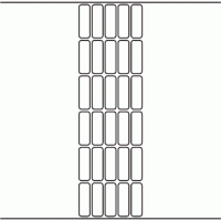 1085 - Label Size 15mm x 46mm - 7,100 labels per roll