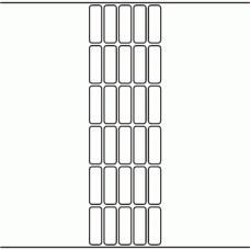 1085 - Label Size 15mm x 46mm - 7,100 labels per roll 