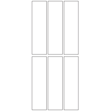 10850 - Label Size 30mm x 110mm - 1840 labels per roll 