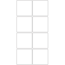 10857 - Label Size 75mm x 75mm - 1760 labels per roll 