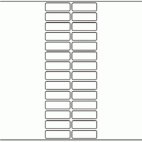 1086 - Label Size 46mm x 15mm - 7,700 labels per roll
