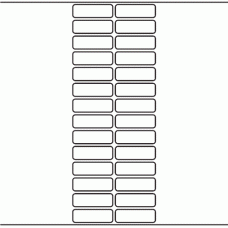 1086 - Label Size 46mm x 15mm - 7,700 labels per roll 