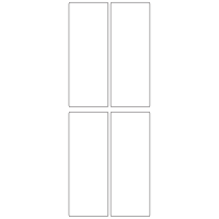 10861 - Label Size 49mm x 129mm - 1040 labels per roll 10861 - Label Size 49mm x 129mm - 1040 labels per roll