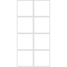 10866 - Label Size 72mm x 72mm - 1860 labels per roll 