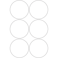 10868 - Label Size 95mm dia - 1420 labels per roll 