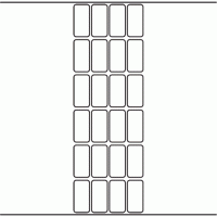 1087 - Label Size 22mm x 45mm - 5,680 labels per roll