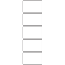 10885 - Label Size 77mm x 48mm - 1340 labels per roll 