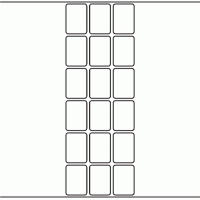 1089 - Label Size 30mm x 43mm - 4,500 labels per roll