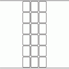 1089 - Label Size 30mm x 43mm - 4,500 labels per roll 