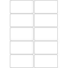 10895 - Label Size 100mm x 55mm - 2400 labels per roll 