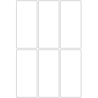 10896 - Label Size 70mm x 160mm - 1270 labels per roll