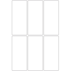 10896 - Label Size 70mm x 160mm - 1270 labels per roll 