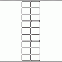 1090 - Label Size 43mm x 30mm - 4,260 labels per roll