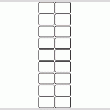 1090 - Label Size 43mm x 30mm - 4,260 labels per roll 