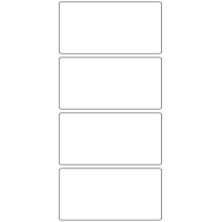 10905 - Label Size 100mm x 50mm - 2590 labels per roll