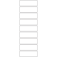 10910 - Label Size 80mm x 25mm - 2480 labels per roll 10910 - Label Size 80mm x 25mm - 2480 labels per roll