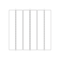 10915 - Label Size 32mm x 197mm - 2000 labels per roll