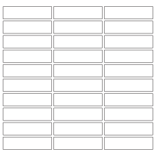 10917 - Label Size 70mm x 18mm - 10020 labels per roll 