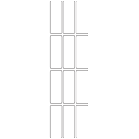 10920 - Label Size 25mm x 70mm - 2840 labels per roll
