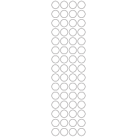 10923 - Label Size 16mm dia - 14220 labels per roll