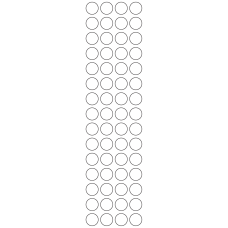 10923 - Label Size 16mm dia - 14220 labels per roll 