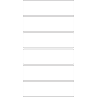 10926 - Label Size 155mm x 46mm - 1420 labels per roll