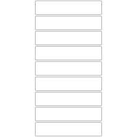 10927 - Label Size 150mm x 31mm - 2050 labels per roll