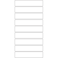 10927 - Label Size 150mm x 31mm - 2050 labels per roll 