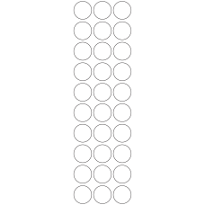 10928 - Label Size 27mm dia - 6820 labels per roll 