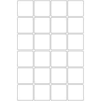 10931 - Label Size 48mm x 48mm - 5450 labels per roll 10931 - Label Size 48mm x 48mm - 5450 labels per roll