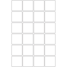 10931 - Label Size 48mm x 48mm - 5450 labels per roll 