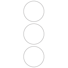 10932 - Label Size 69mm dia - 920 labels per roll 